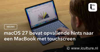 macOS 27 bevat opvallende hints naar een MacBook met touchscreen
