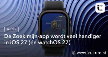 De Zoek mijn-app wordt veel handiger in iOS 27 (én watchOS 27)