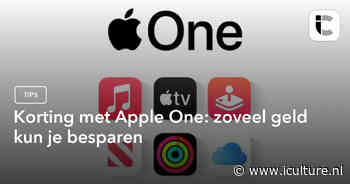 Korting met Apple One: zoveel geld kun je besparen