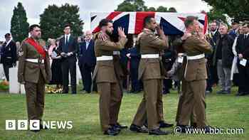 WWI soldiers buried a century after their deaths