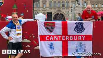 Fan at 1966 World Cup win follows England to US