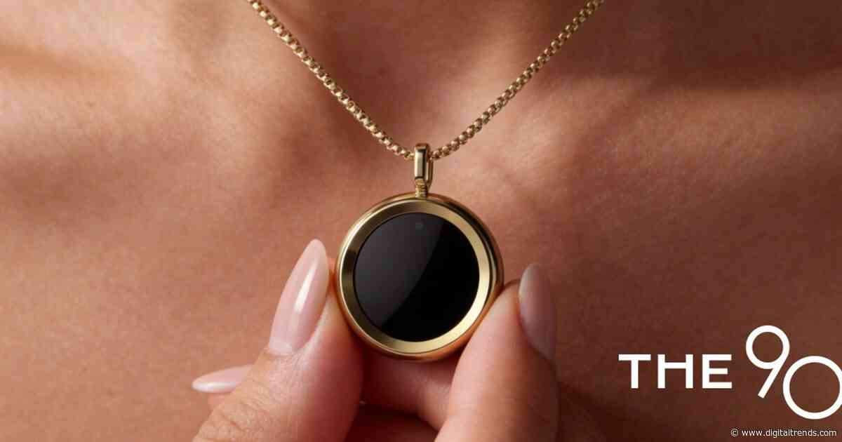 The 90’s necklace doesn’t shove AI into your face. It just tracks UV to take care of your skin