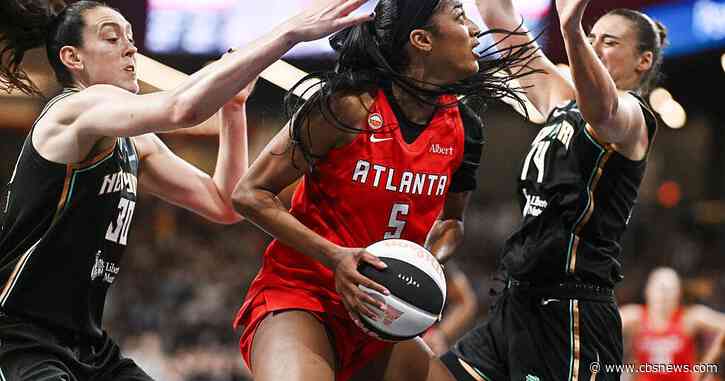 Angel Reese scores season-high 25, but Liberty beat Dream 104-90 for sixth straight win