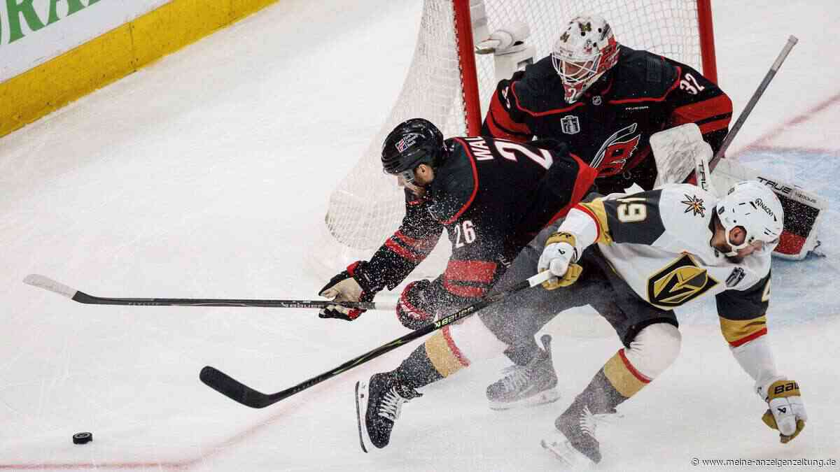 Hurricanes fehlt noch ein Sieg gegen Vegas zum NHL-Titel