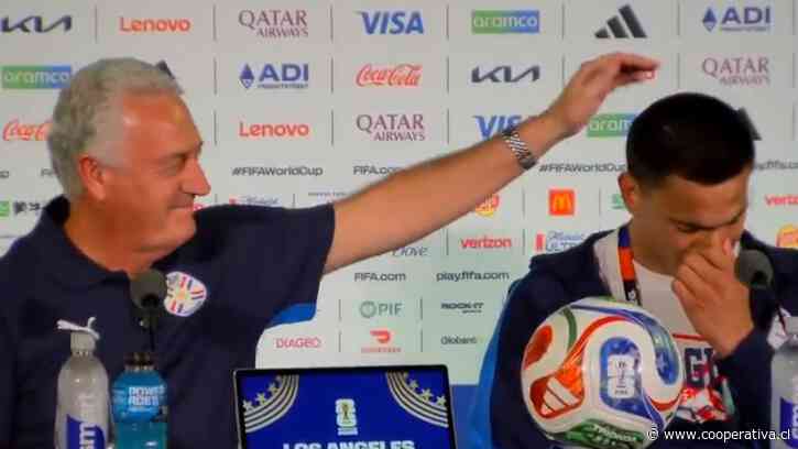 Diego Gómez se emocionó hasta las lágrimas antes del debut de Paraguay en el Mundial
