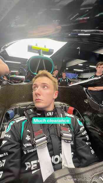 If he fits, he sits 🙏 Fred is ready for his first FP1 of 2026 ✅ #fredvesti #mercedes #f1