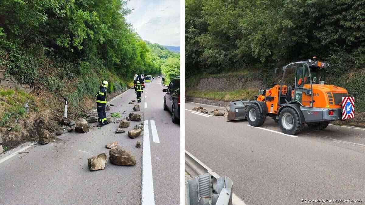 Felsbrocken treffen Auto: Route in Südtirol tagelang gesperrt – mit Auswirkungen auf den Brenner