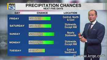 Rain and thunderstorms increase through the weekend
