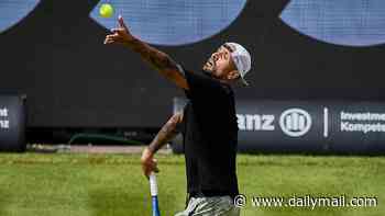 Nick Kyrgios clashes with umpire in ugly exchange during comeback tournament loss