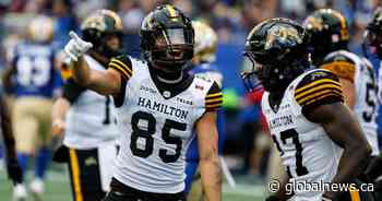 Tiger-Cats spoil home opener for Winnipeg Blue Bombers with 37-27 win
