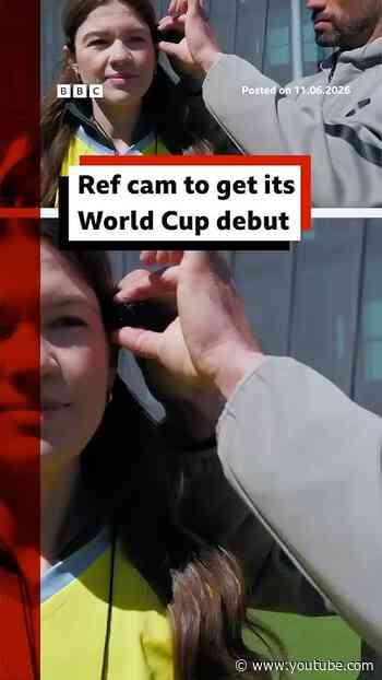 Ref cam to get its World Cup debut. #Referee #WorldCup #BBCNews