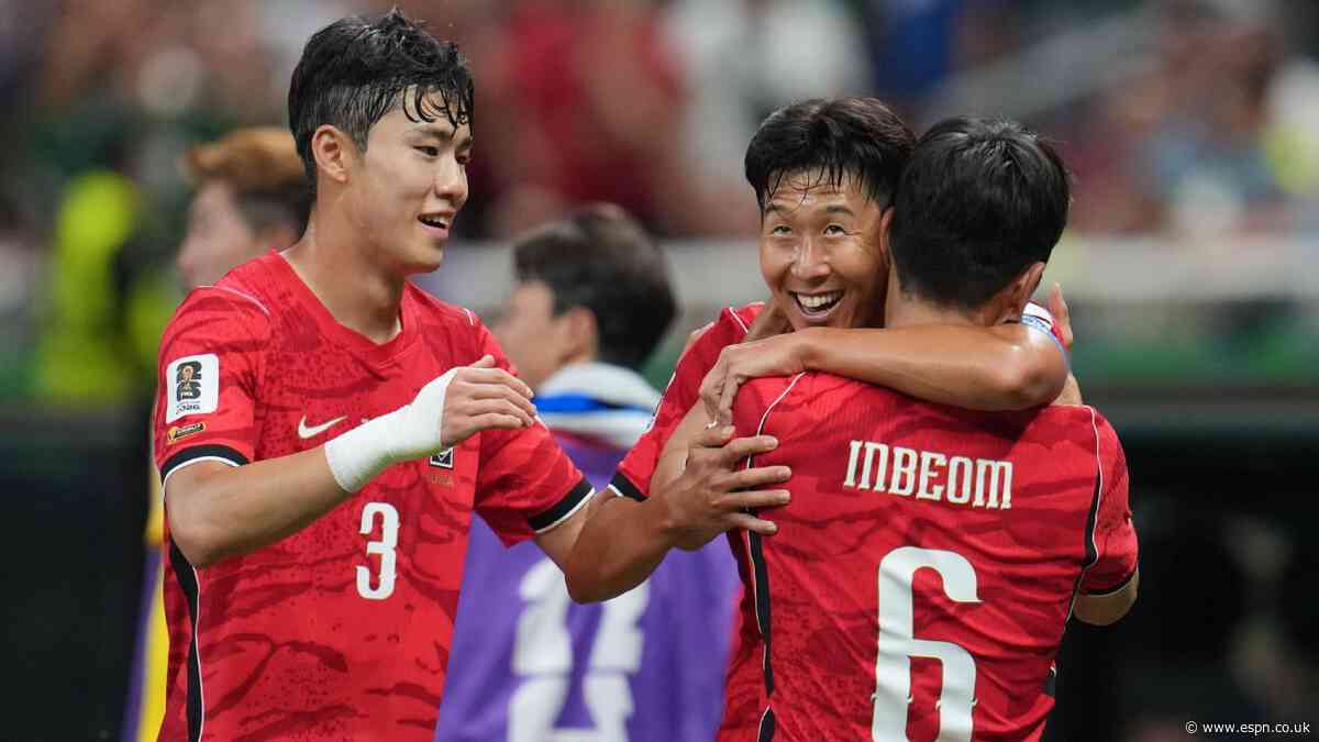 Hwang's magic sparks South Korea comeback win