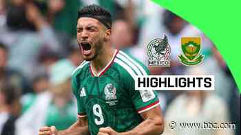 Three red cards shown as Mexico beat South Africa in opener