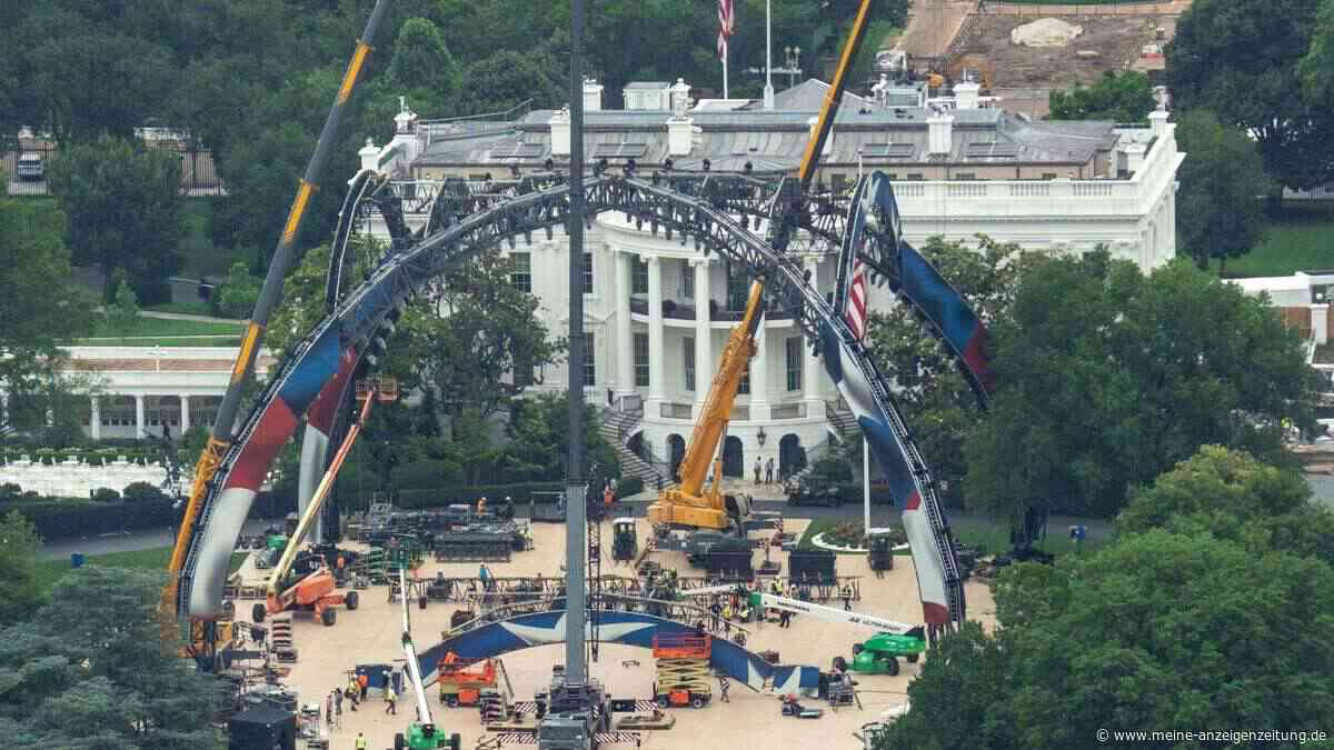 UFC Freedom 250: Trumps Kampfsportpektakel am Weißen Haus in Bildern
