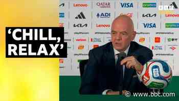 'Have you lost control?' - BBC sports editor asks Fifa chief Infantino