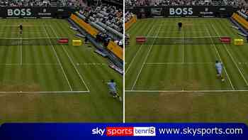 Cool as you like! Kyrgios pulls out classic as drop shot leaves crowd laughing