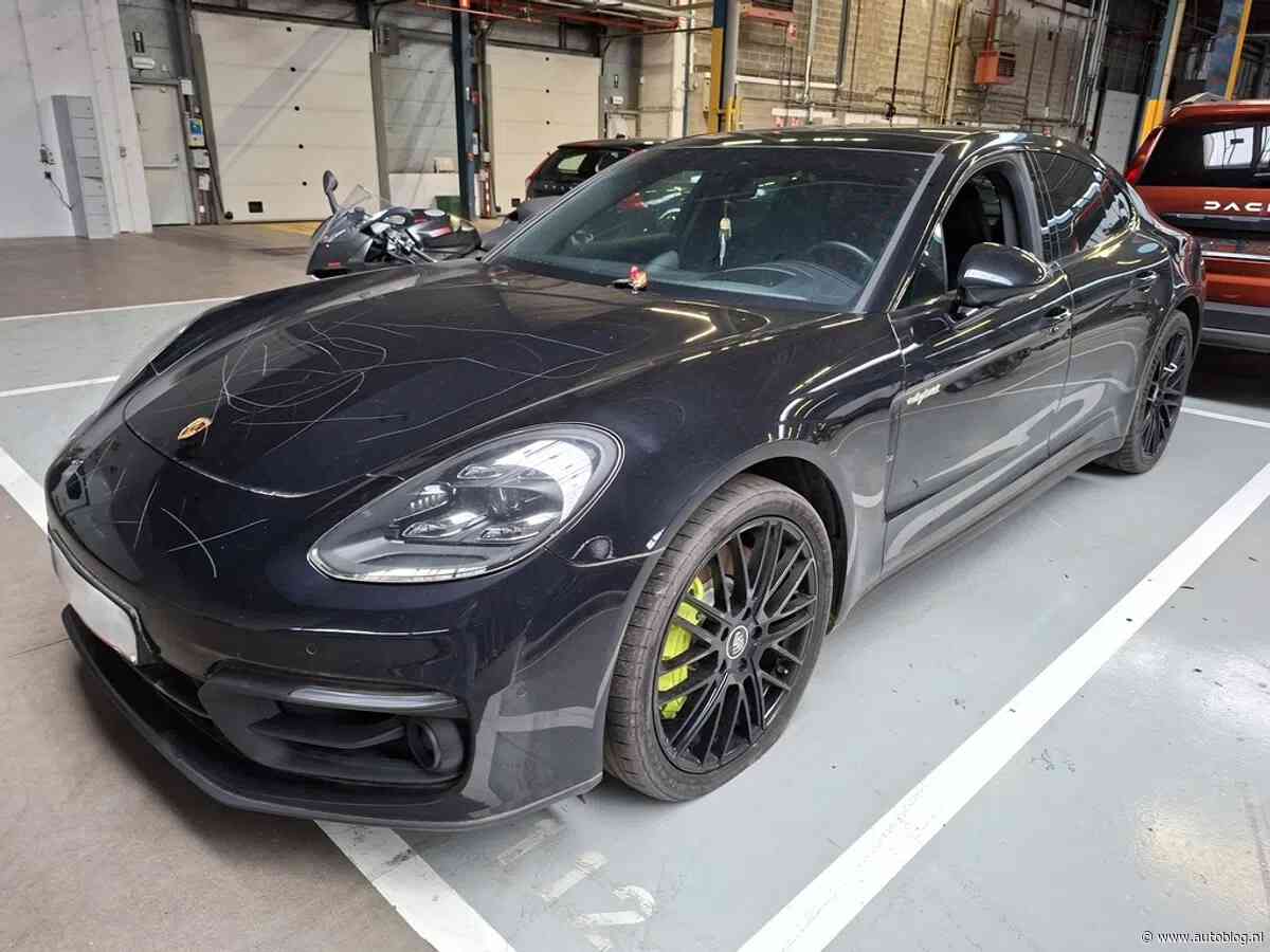 Deze Panamera is gevandaliseerd én in beslag genomen