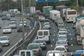 Un accident paralyse la circulation à l’entrée de Nice ce vendredi matin sur l’A8