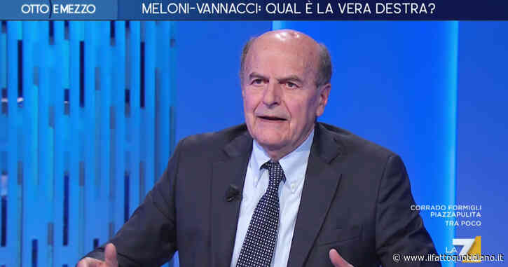 Bersani a La7: “Meloni piange i bambini nel bosco e tace su 17mila bambini ammazzati a Gaza. La sinistra reagisca”