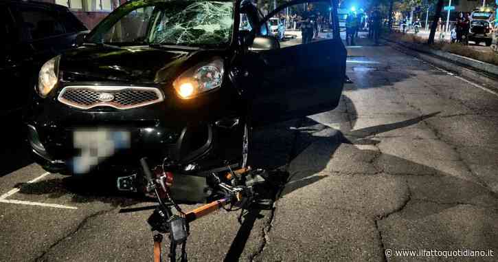 Milano, scontro con un’auto: muore un 18enne “passeggero” di un monopattino elettrico