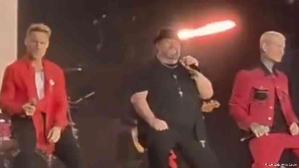 Boyzone's Mikey Graham's daughter defends him after he was trolled for his 'concerning' appearance at band's reunion as she says 'no one knows what it took for him to be there' after depression battle