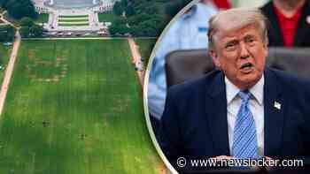 Witte Huis boos nadat omstreden cijfercombinatie opduikt in grasveld in Washington D.C.: ’Dreigement tegen president Trump’