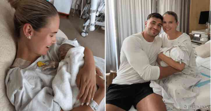 Molly-Mae Hague reveals sweet new photos of her baby boy hours before name reveal