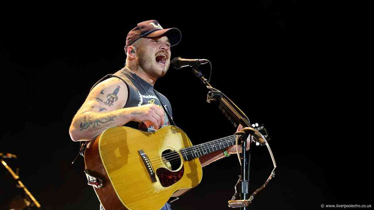 Zach Bryan live as Anfield concerts return to Liverpool