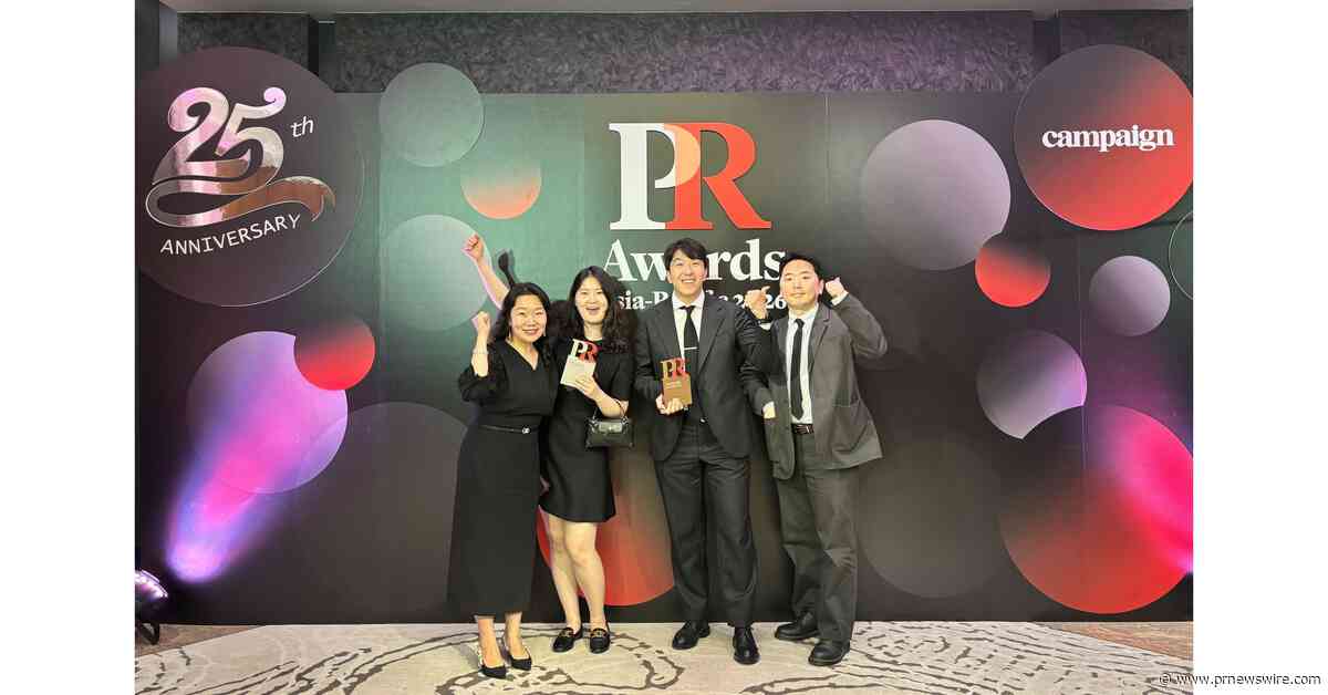 Team Cookie Wins Two Asia-Pacific PR Awards, Marking 3rd Consecutive Year of Success