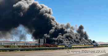 Massive Fire Destroys America's Largest Provider of Medical Surgical Products in Tracy, California