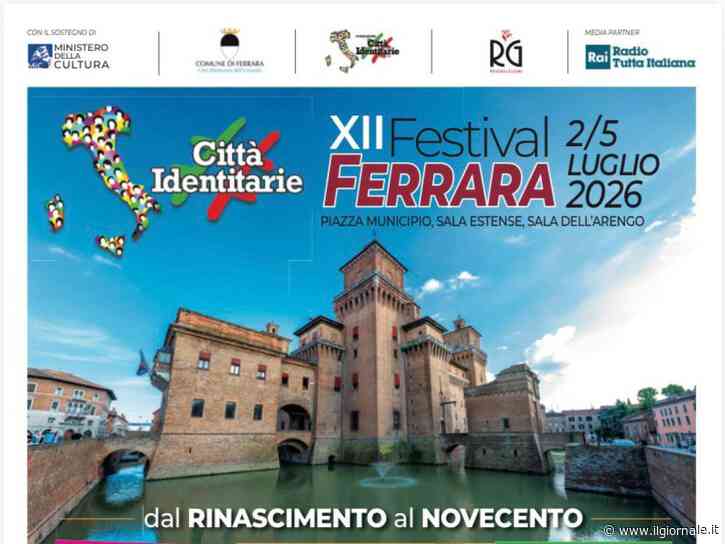 Ferrara sede del dodicesimo Festival delle Città Identitarie. Balboni “Valorizziamo e diffondiamo secoli di cultura ferrarese”