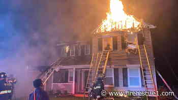 Photo of the Week: Md. engine company attacks attic fire