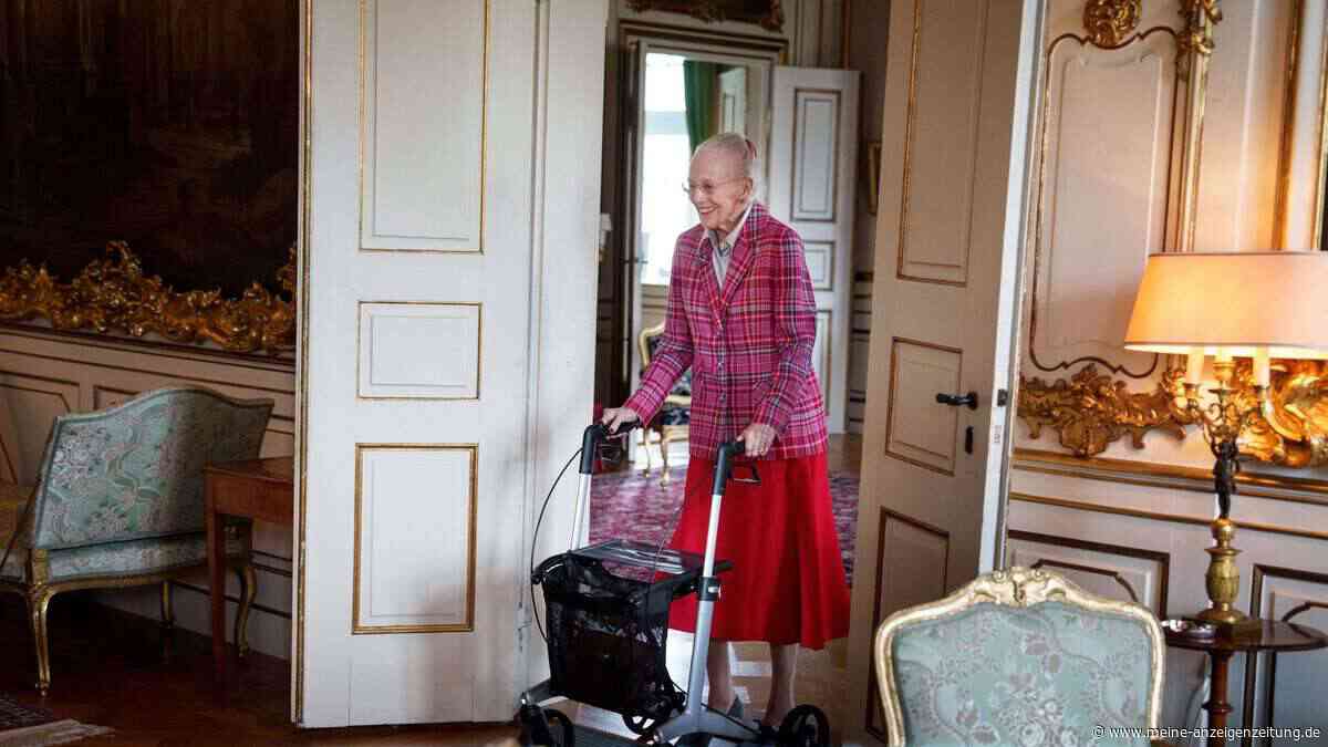 Tapfer: Altkönigin Margrethe zeigt sich erstmals nach ihrer OP