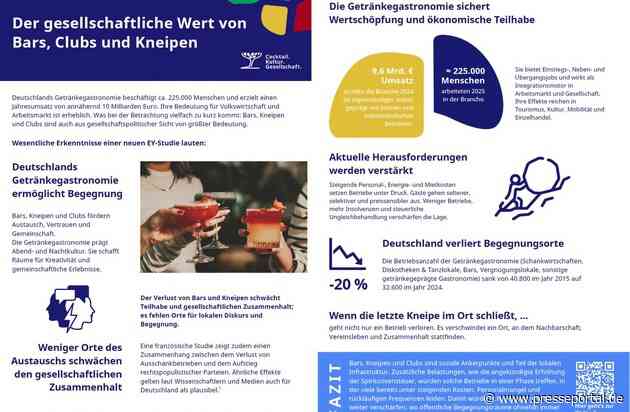 Wenn die letzte Kneipe schließt: Neue Studie zeigt gesellschaftliche Kosten inkohärenter Steuerpolitik