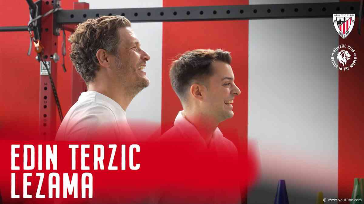 EDIN TERZIĆ I VISITA A LEZAMA I ATHLETIC CLUB