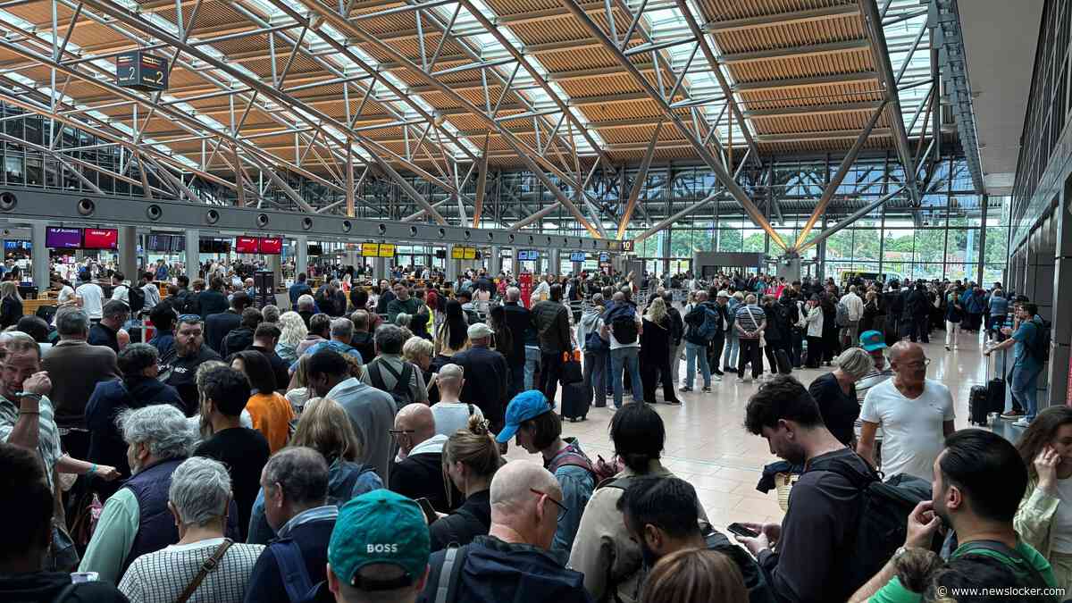 Chaos op Luchthaven Hamburg: man drukt op noodknop, hele terminal ontruimd