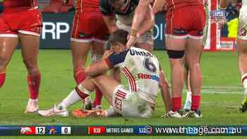 Savala floored by Isaako in brutal collision