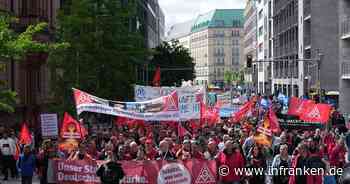 Protest in Berlin: IG Metall bangt um Zehntausende Stahljobs