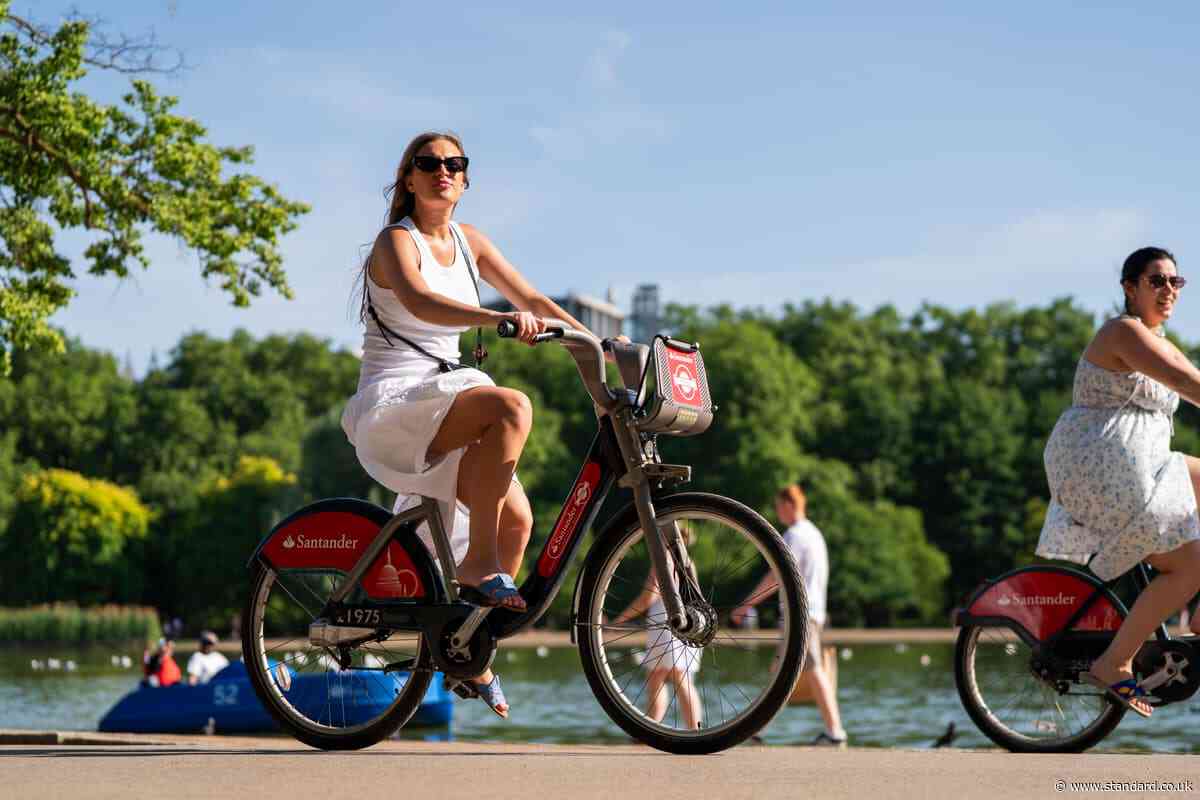 Will there be a heatwave in London this weekend?