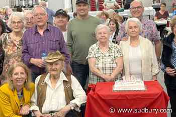 Happy 100th birthday to Omer St-Amand of Hanmer