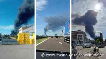 Schwarze Rauchsäule kilometerweit sichtbar – Großbrand nahe Gardasee erschreckt Italien-Urlauber