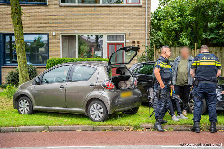 Bestuurder test positief na kop-staartbotsing