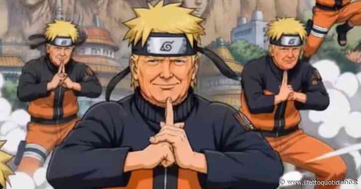 Trump si traveste da Naruto in un video AI e e scatena la protesta degli appassionati di manga: “Non trasformate i nostri eroi in strumenti politici”