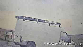 Police investigating dog attack on Northumberland beach release image of a van they want to trace