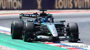 Russell goes quickest in FP1, Piastri second