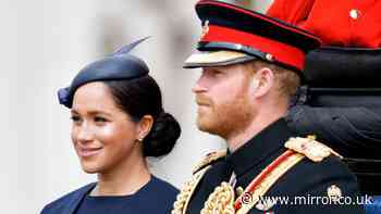 Prince Harry's 'awkward moment' with Meghan at Trooping the Colour explained