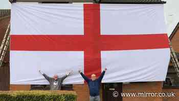Man covers house in 'monster' England flag for World Cup