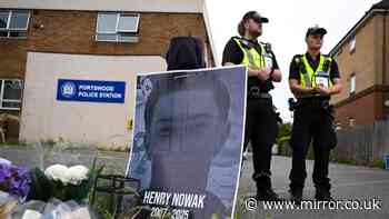 Protester threw frying pan at police after Henry Nowak murder