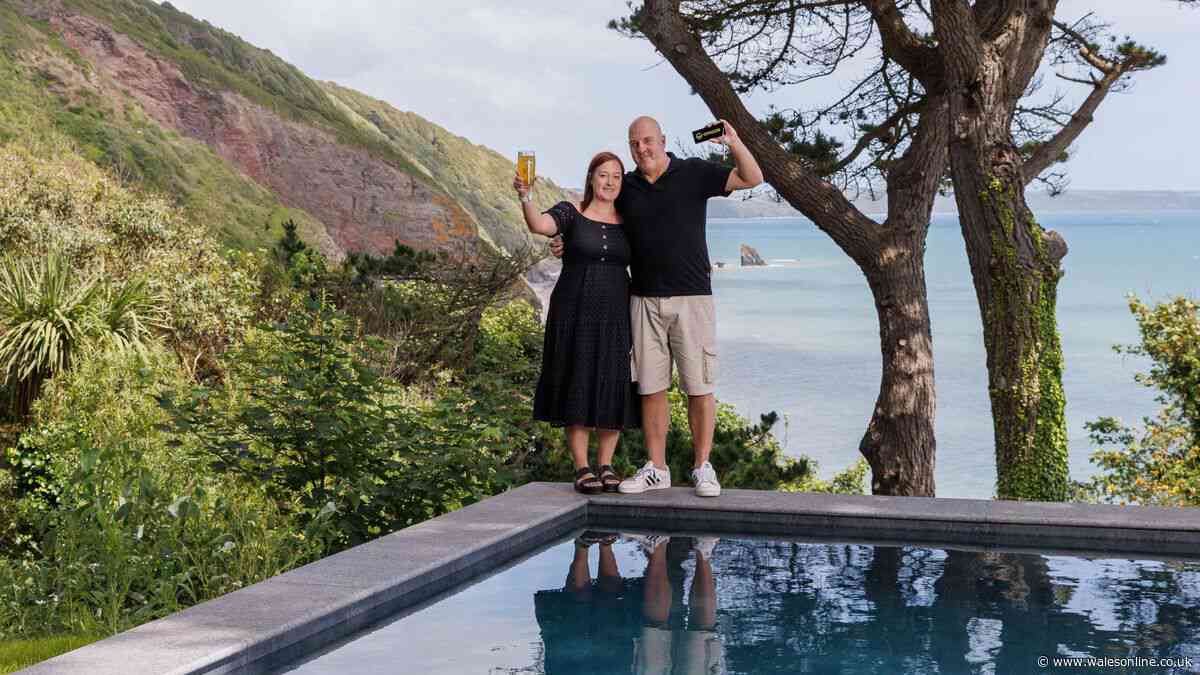 Welsh barman wins £3.5m clifftop mansion
