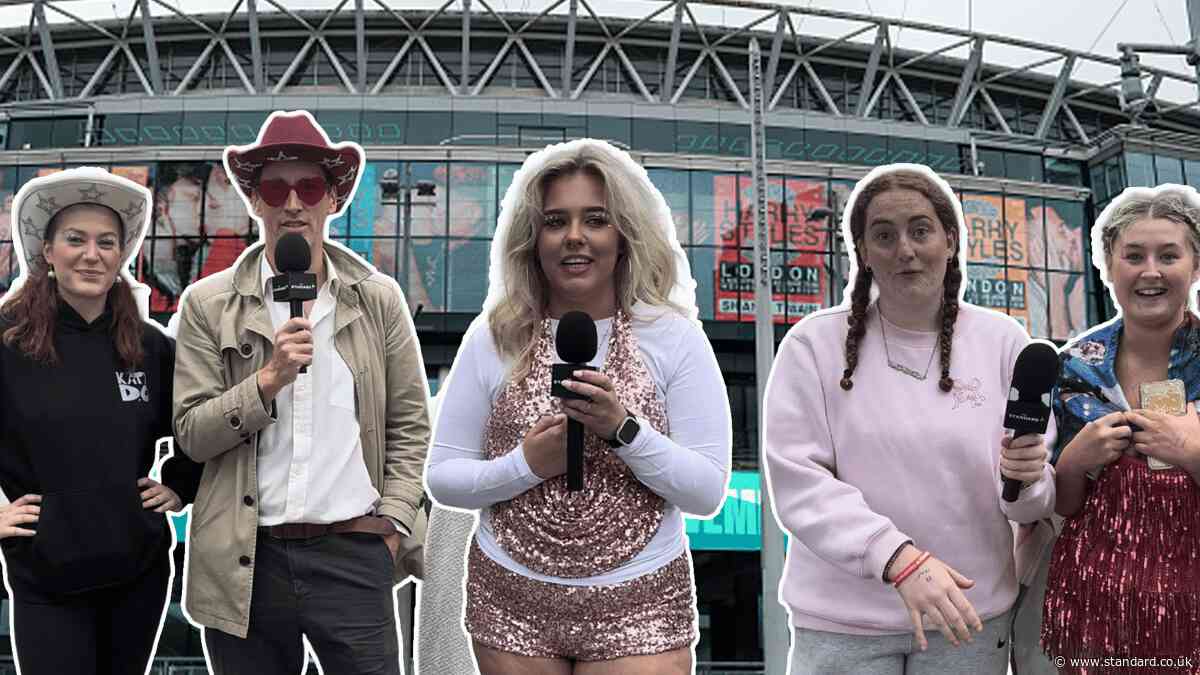 Harry Styles superfans travel 4,000 miles to watch him at Wembley - and even have tattoos of the singer